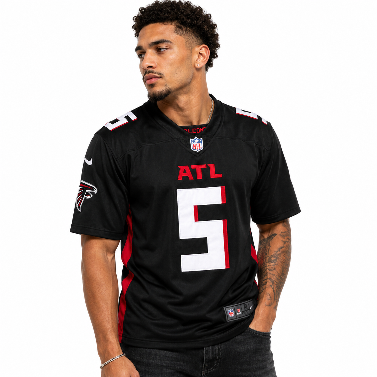 Atlanta Falcons ATL Black #5 Fan Edition NFL Jersey