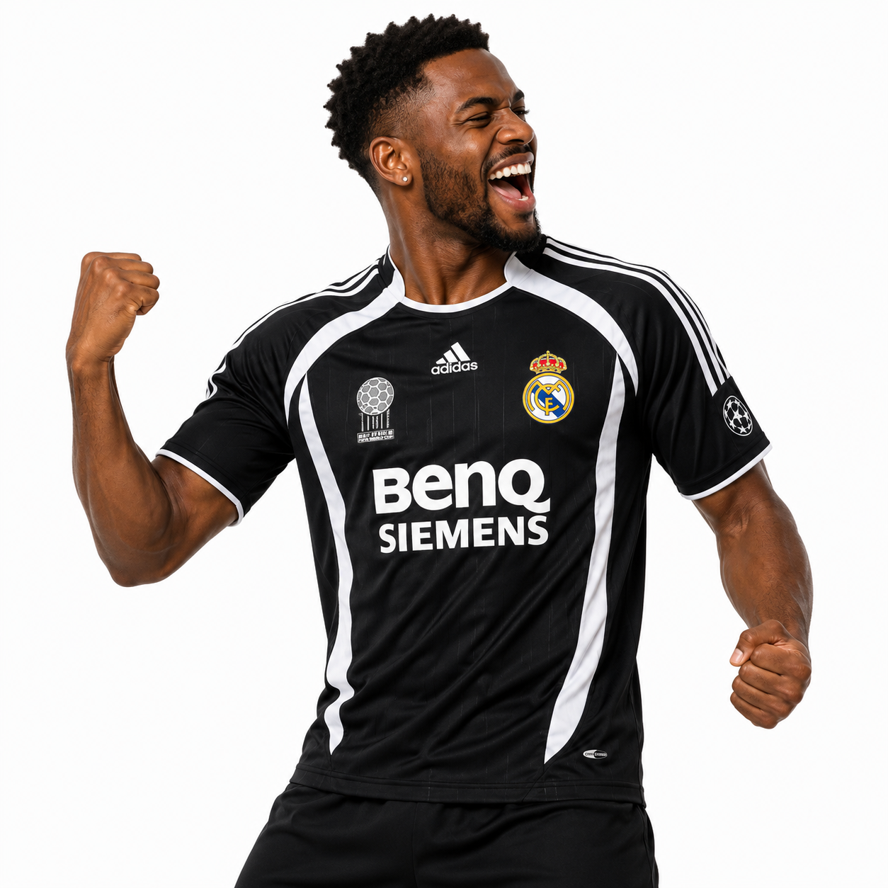 Real Madrid 2006/07 Away Retro Football Jersey