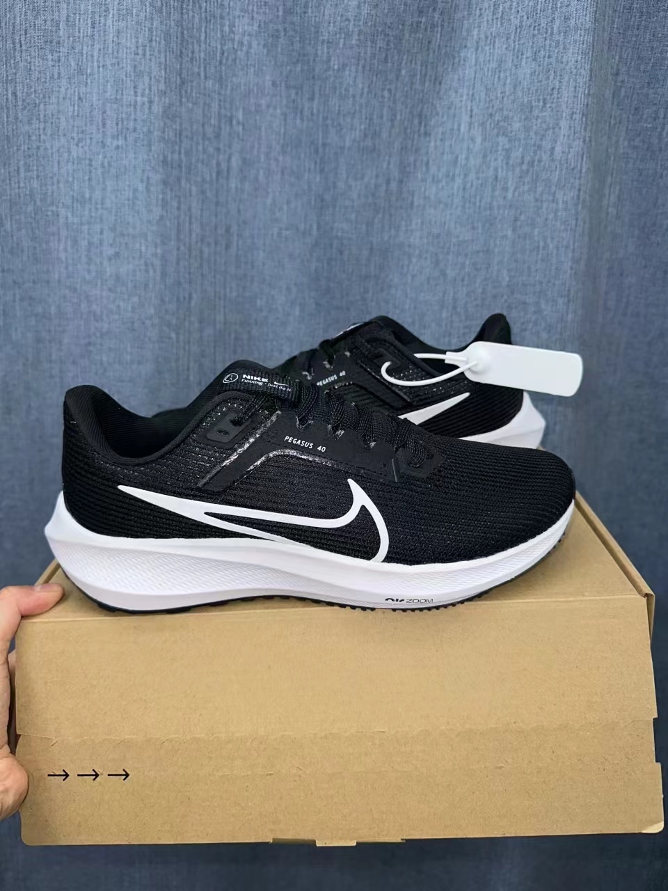 Nike Pegasus White and Black