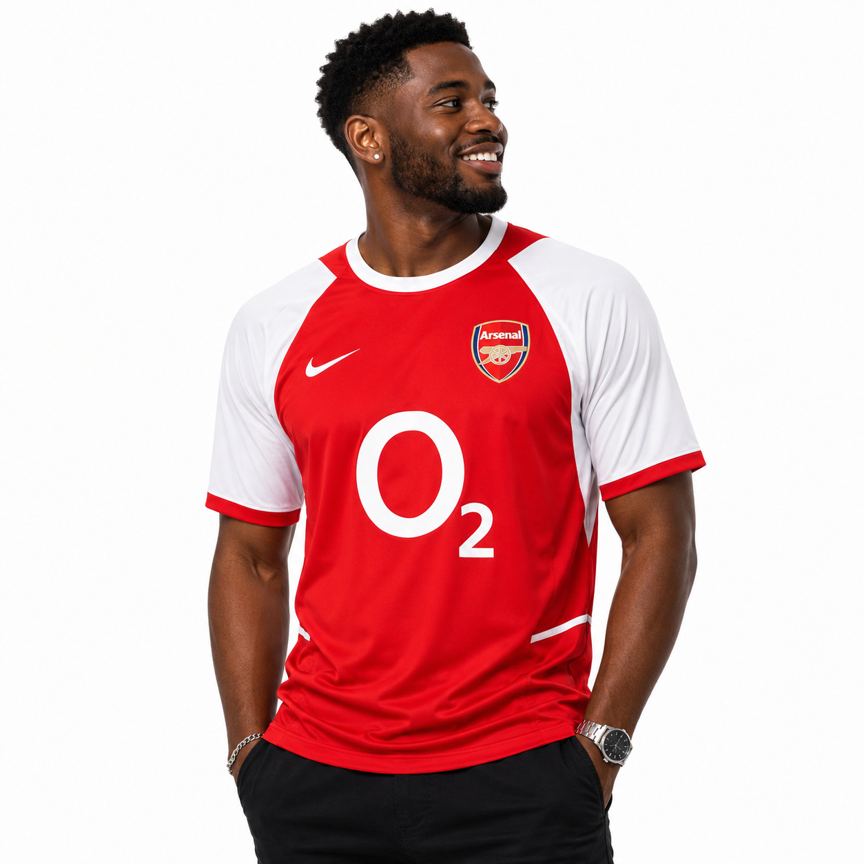 Arsenal 2002/04 Home Retro Football Jersey