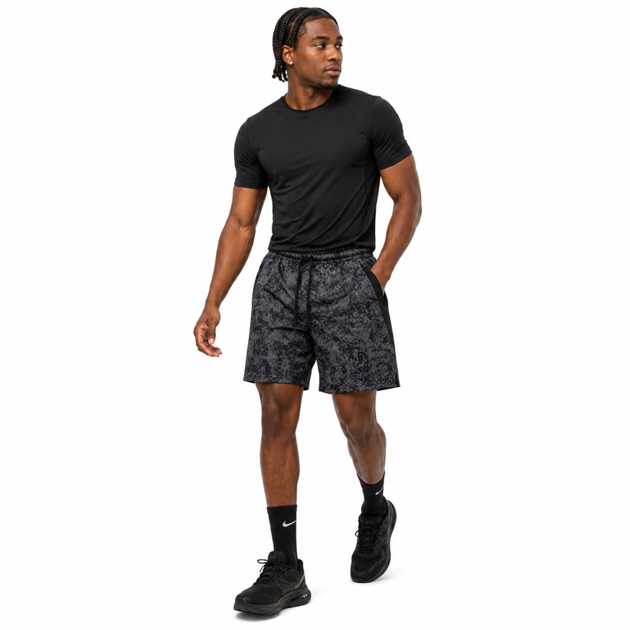 Adidas Originals Monogram Training Shorts – Grey Edition