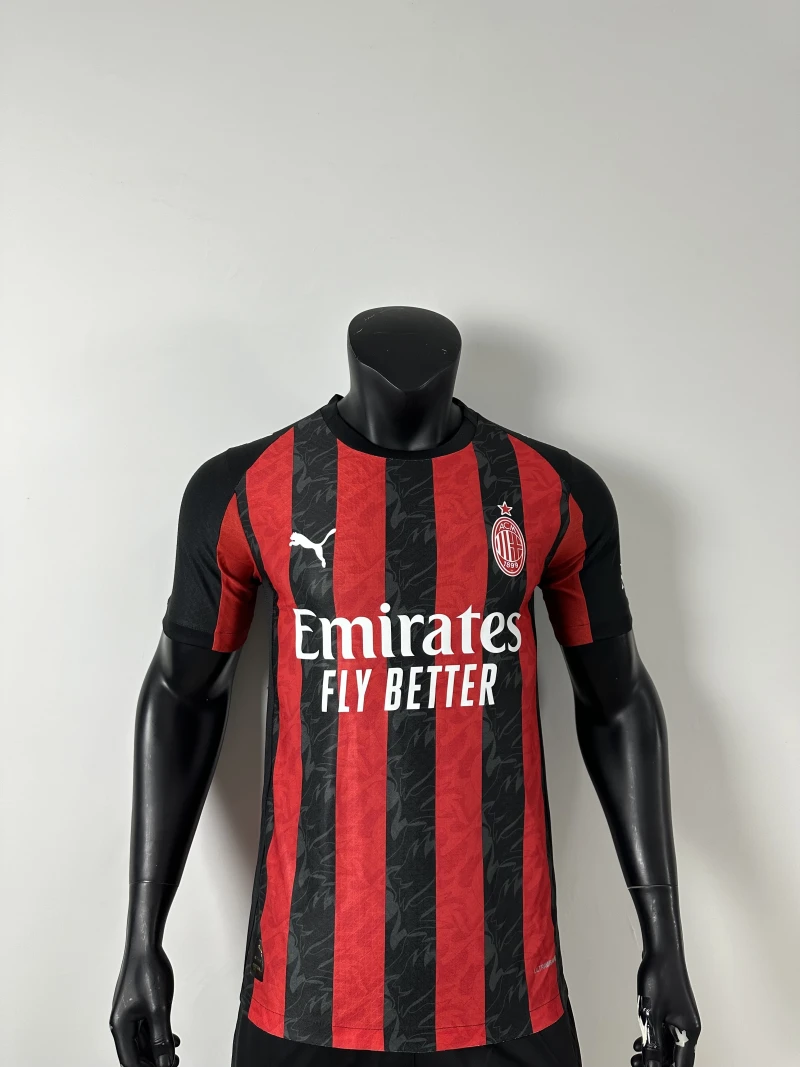 AC Milan Home Jersey Players Edition