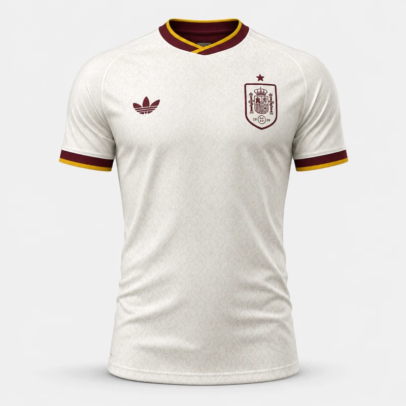 Spain Away National Football Team Jersey