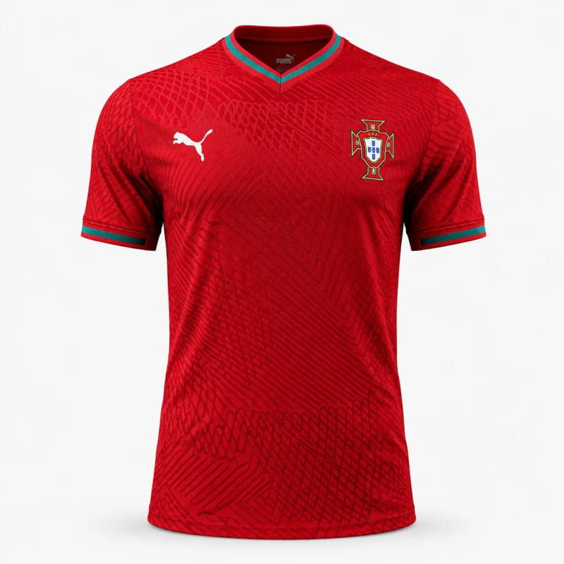 Portugal Home National Football Team Jersey