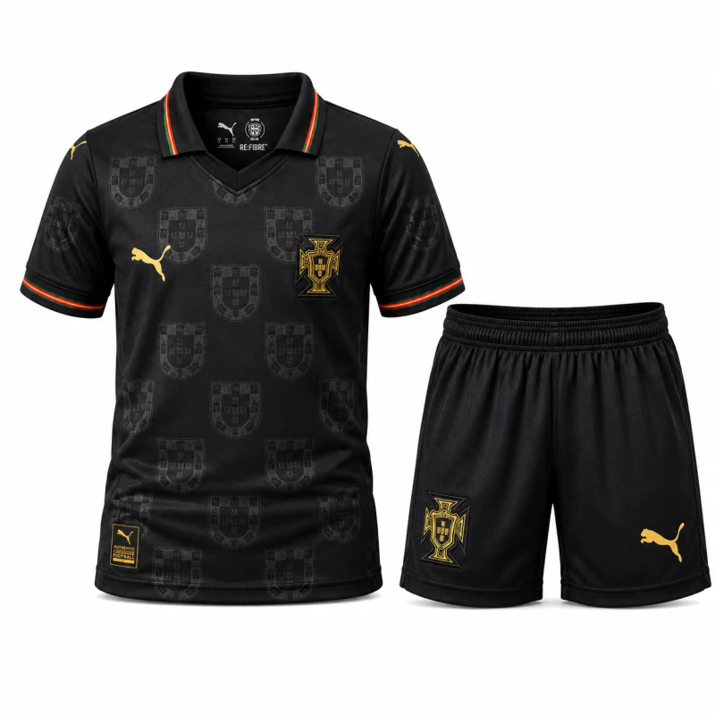 Portugal 2026 Kids Third Football Jersey