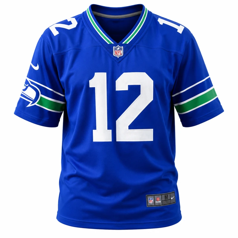 Seattle Seahawks Royal Blue #12 Fan Edition NFL Jersey