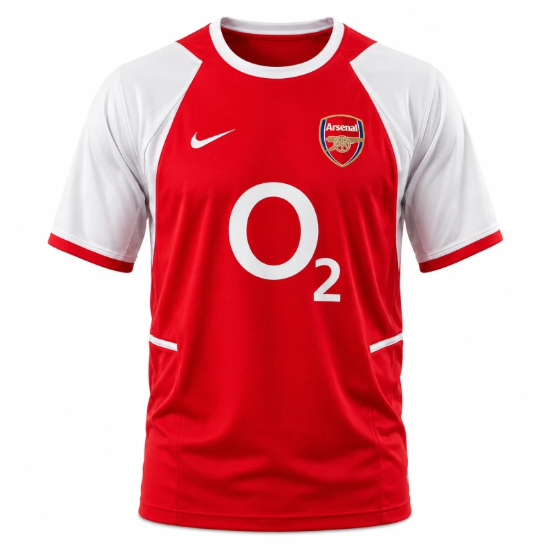 Arsenal 2002/04 Home Retro Football Jersey