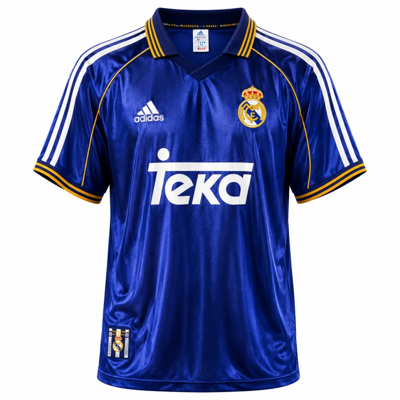 Real Madrid 1999/00 Away Retro Football Jersey
