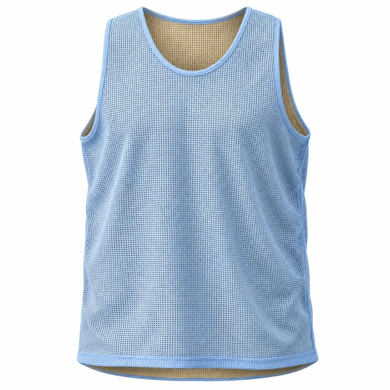 Sky Blue Mesh Training Bib Vest