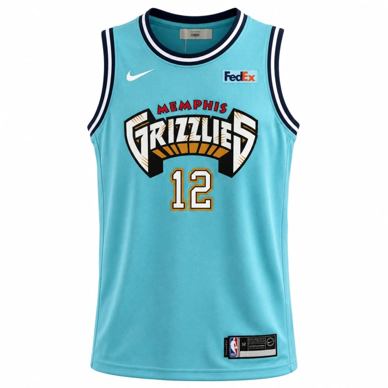 Grizzlies No. 12 Basketball Jersey
